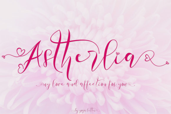 Astherlia: A Romantic Handwritten Font for Branding