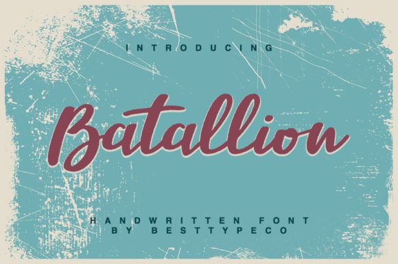 Batallion: The Handwritten Font That Elevates Your Digital Brand
