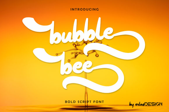 Bubble Bee: A Handwritten Font for Bold Branding