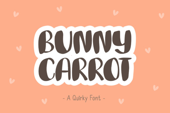 Bunny Carrot: A Playful Handwritten Font for Crafters and Designers