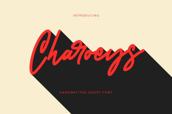 Charoeys: A Timeless Script Font for Editorial Design