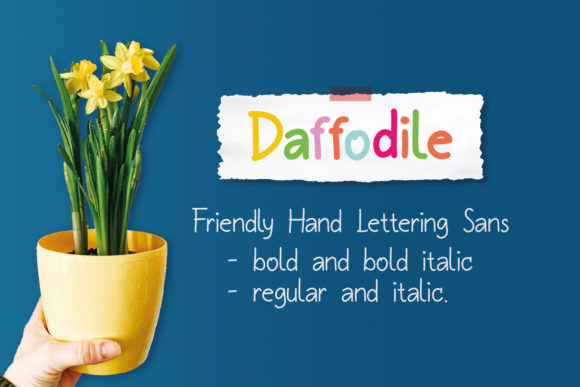 Daffodile: A Versatile Script Font for Creative Crafters
