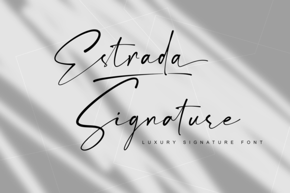Estrada Signature: A Font That Elevates Your Brand