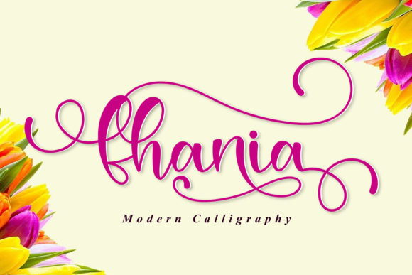 Fhania: A Script Font with Heart and Character