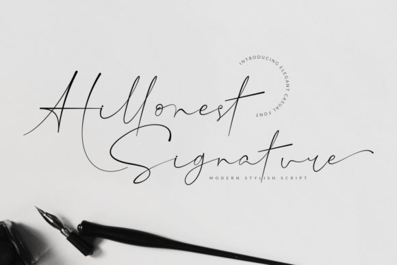 Font Choice That Speaks Volumes: Hillonest Signature