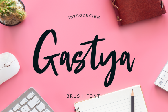 Gastya: A Handwritten Font That Breathes Life Into Branding