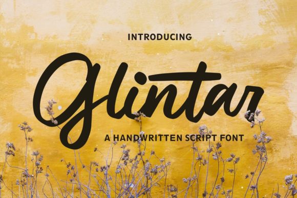 Glintar: The Script Font That Elevates Every Craft Project