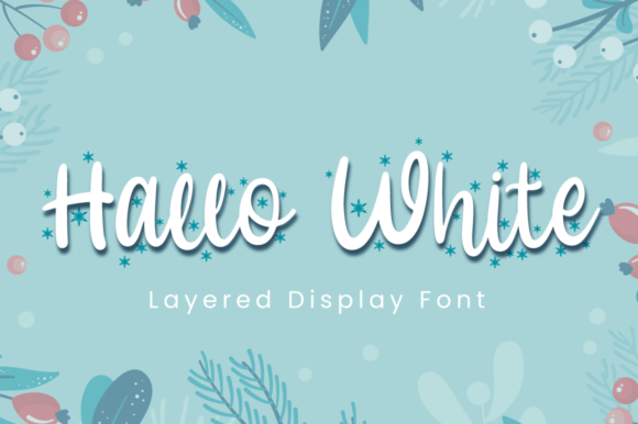 Hallo White: A Script Font for Impactful Digital Campaigns