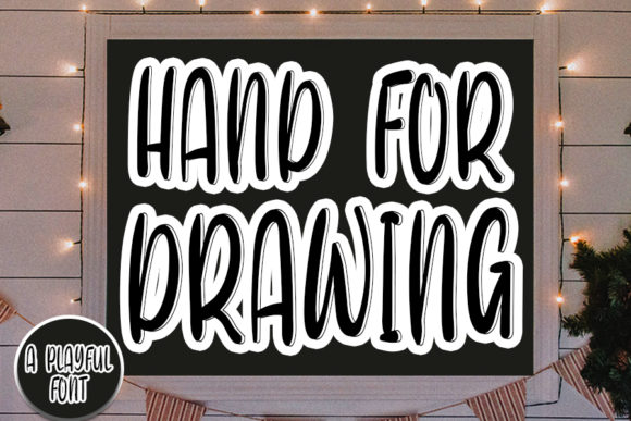 Hand for Drawing: A Bold Handwritten Font for Crafters and Designers