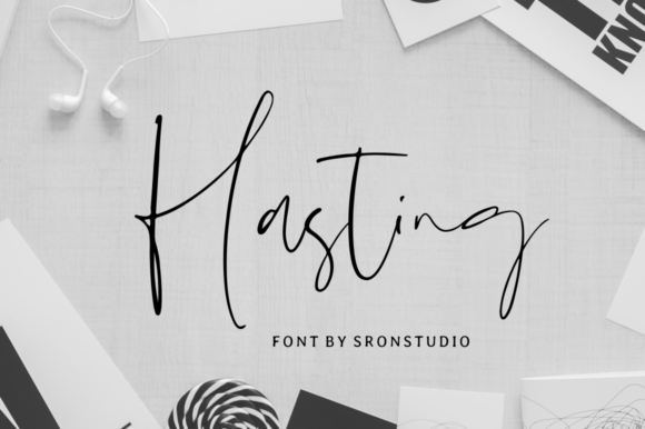 Hasting: A Handwritten Font for Editorial Elegance