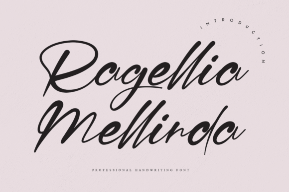 Ragellia Mellinda: A Script Font for Handmade Crafters and Designers