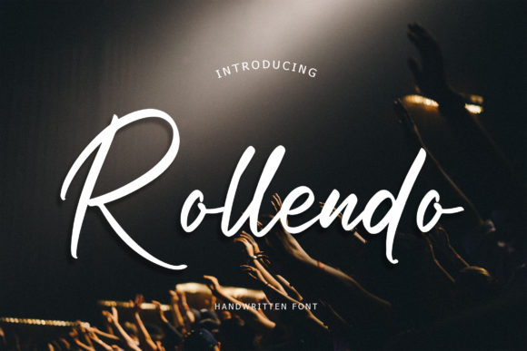 Rollendo: A Handwritten Font for Editorial Elegance