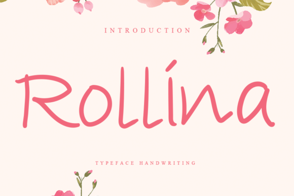 Rollina: A Handwritten Font for Creative Crafters