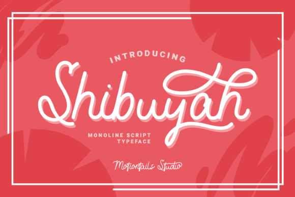 Shibuyah: A Handwritten Font for Editorial Expression