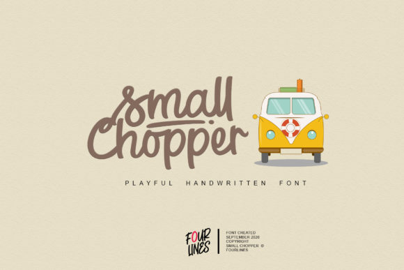 Small Chopper: A Playful Script Font for Editorial Design