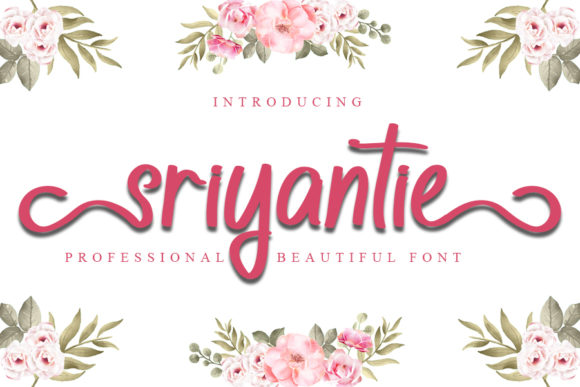 Sriyantie: A Versatile Script Font for Creative Branding