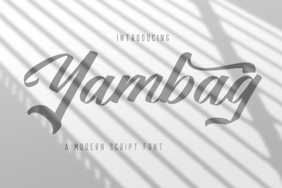 Yambag: A Script Font for Bold Branding